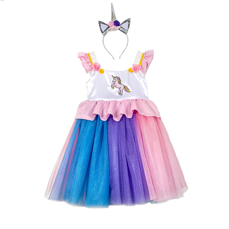 Adorables Vestidos de Pequeños Ponys para Niñas Fiesta y Actuación