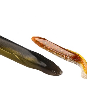 EEL Señuelos blandos 20cm 15cm Señuelos artificiales Pesca Gusano Silicona Bass Pike Minnow Swimbait Jigging Cebos de plástico - Product Image 5