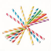 Pailles en papier dorées pour fêtes de Noël, mariages, anniversaires – Fournitures jetables pour boissons