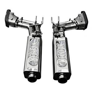 Échappement Catback Vortex SS304 à valves avec embouts en fibre de carbone pour Mercedes-AMG G63 W464 4.0T V8 2018-2025, kit de modification à fixation latérale - Product Image 1