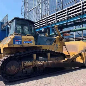 Used Komatsu D155AX-5 Crawler <b>Bulldozer</b> with Short Turning Radius Core Components Include Pump Engine Gearbox - Product Image 1