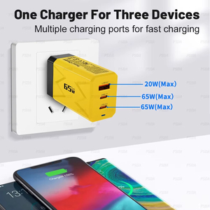 <span class=keywords><strong>Cargador</strong></span> USB <span class=keywords><strong>de</strong></span> 65W PD QC 3,0 Tipo-C <span class=keywords><strong>de</strong></span> carga rápida Adaptador <span class=keywords><strong>de</strong></span> cargadores <span class=keywords><strong>de</strong></span> teléfono móvil para computadora portátil iPhone <span class=keywords><strong>Xiaomi</strong></span> <span class=keywords><strong>Redmi</strong></span> Samsung Huawei - Product Image 4