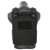 GAF 1000D Nylon 11*14 Inch Security Laser Cut Molle UTX Quick Release Tube Tactical Vest Plate Carrier avec Ajusteur interne