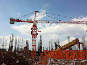 Grue à tour de bâtiment fabriquée en Chine Hauteur personnalisable Capacité de 12 tonnes Modèle TC6012 à bas prix - Product Image 6