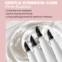 Gel para Cejas Resistente al Agua de Larga Duración, Gel Fijador para Cejas, Laminación de Cejas Transparente