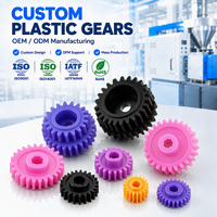 Engrenage en plastique sur mesure OEM ODM en POM Nylon moulé par injection pour robot et moteur électrique