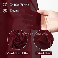 Voilage de draperie en mousseline de soie pour arche de mariage, élégant, romantique et professionnel, pour fond de scène et rideau de voûte