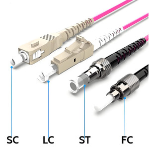 <span class=keywords><strong>Cable</strong></span> <span class=keywords><strong>de</strong></span> Fibra Óptica FC/UPC-ST/UPC Macho-Macho OM4 MM Multimodo Dúplex 50/125 FTTH 40Gbps Rosa para Televisión por <span class=keywords><strong>Cable</strong></span> - Product Image 5