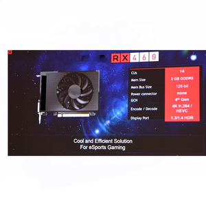 Tarjeta Gráfica GPU Original Nueva para Radeon RX460 2GB GDDR5 1200MHz 70W 128bit con Ventilador para Estación de Trabajo de Escritorio - Product Image 6