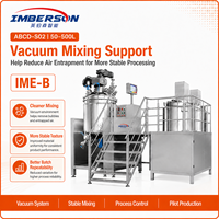 IME-B 50-500L Mélangeur émulsifiant sous vide en acier inoxydable avec boîte de vitesses pour applications cosmétiques – Disposition améliorée