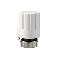 Actionneur thermique normalement ouvert (NO) 230V M30x1.5 IP54 à 2 fils avec indicateur de statut pour collecteur de chauffage par le sol, vanne radiante CVC