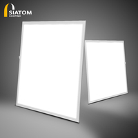 LEDパネルライト300x 300 2X2 600x600スクエアビッグパネルホワイトボディアルミニウムPSディフューザーLEDパネルライト