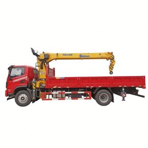 Camion grue Dongfeng DV3 équipé d'une flèche droite XC MG 8T à 5 sections, longueur de flèche de 18,6 m pour la levée en construction - Product Image 1