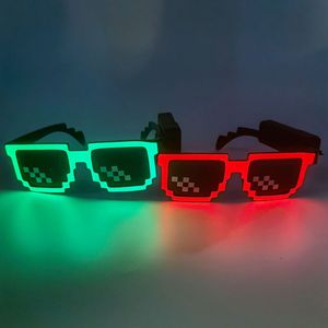 Rave – lunettes lumineuses à LED pour soirée, Costume créatif et coloré en mosaïque El, pour discothèque, Bar et discothèque - Product Image 5