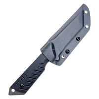 Personnalisé Jagdmesser G10 Poignée 440C Tanto Lame Full Tang Lame Fixe Couteau de Chasse Tactique Extérieur avec Gaine Kydex