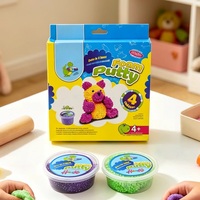 Kit de pâte à modeler en mousse colorée à séchage à l'air, non toxique, pour enfants, jouet d'artisanat DIY, argile perlée pour enfants, fait main