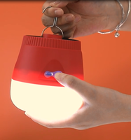 Ampoule LED d'urgence rechargeable à l'énergie solaire, batterie au lithium, étanche IP44, 1000 lumens/W, efficacité élevée pour le camping et l'utilisation en extérieur
