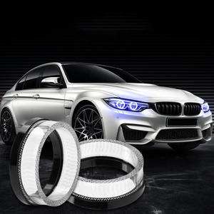 Gran oferta 2,5 3,0 pulgadas faro de coche 5D cubierta LED RGB Crystal Angel Eye BT APP Control <span class=keywords><strong>Auto</strong></span> Luz de circulació<span class=keywords><strong>n</strong></span> diurna luces ambientales - Product Image 3