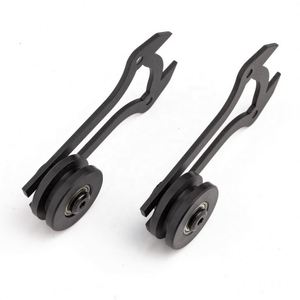 WEKIS European Antique Interior Barn Wood Screw Installation Durable Brass Steel Sliding Door Hardware Door Window Accessories - Product Image 4