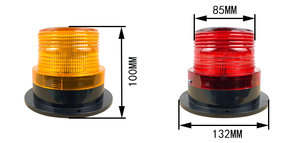 ROADSAFE Luz de Advertencia de Tráfico Solar LED Intermitente Súper Brillante, Impermeable, de Gran Venta, para Coche, con Montaje Magnético de Plástico - Product Image 5