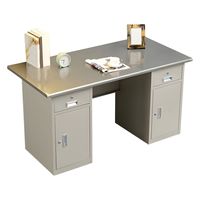 Mobilier de bureau établi Table d'écriture de bureau complète Poste de travail modulaire moderne pour le personnel