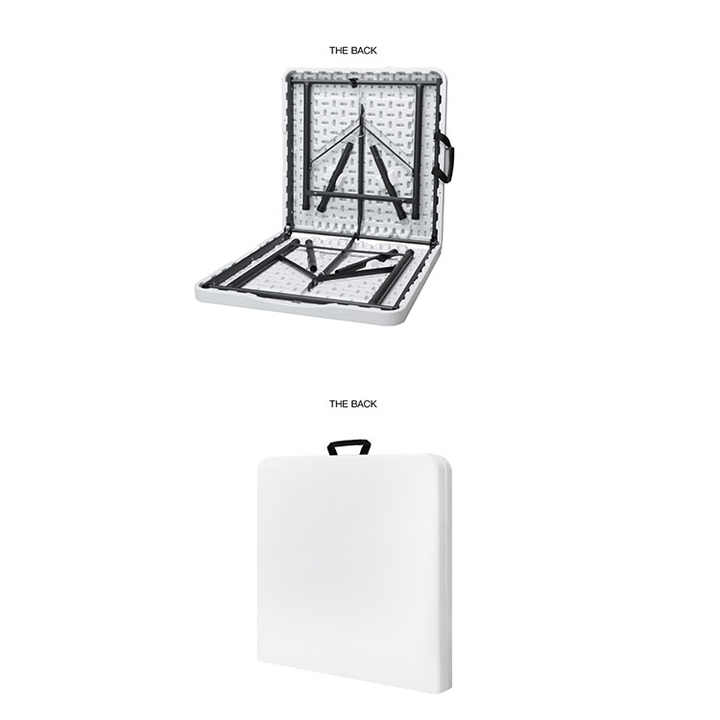 طاولة بلاستيكية قابلة للطي للأماكن الداخلية والخارجية بروينز ، طاولات محمولة للمناسبات والحدائق