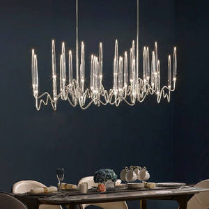 Ligne de haute qualité lustre Art Design Restaurant hôtel post-moderne créatif lampe en cristal - Product Image 1