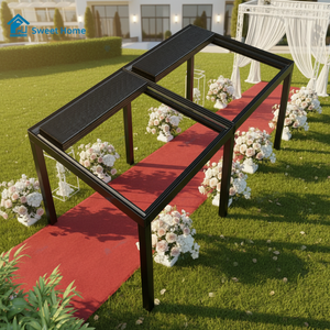 Gazebo da Giardino Bioclimatico in Alluminio Resistente alle Intemperie con Tetto a Lamelle Motorizzato LED e Telecomando per Uso in Tutte le Stagioni - Product Image 6