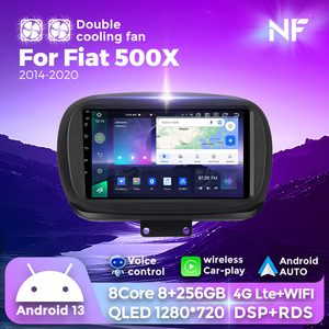 NaviFly NF Date Android13 1280*720 QLED 1din 9 pouces <span class=keywords><strong>autoradio</strong></span> avec écran tactile complet Pour <span class=keywords><strong>Fiat</strong></span> <span class=keywords><strong>500X</strong></span> 2014-2020 support DSP - Product Image 4