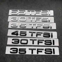 Autocollant de voiture avec logo TFSI 30 35 40 45 50 55 pour Audi A3 A4 A6L A7, modification 4x4, accessoire décoratif.