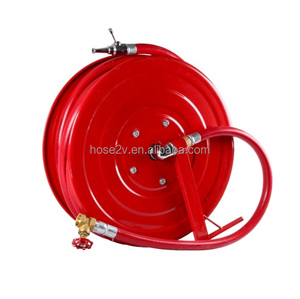 Carrete de manguera de incendios de tipo oscilante automático JPS 0,8-19 20M 25m Alta calidad DN19X30mm/3/4 pulgadas Accesorio de equipo de extinción de incendios del Reino Unido - Product Image 2
