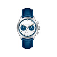 Reloj de Mujer Seiko Automático con Cronógrafo, Correa de Cuero, Cristal, Diseño Personalizado OEM, Acero Inoxidable FL5747