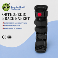 Botte de marche orthopédique pneumatique à commande de mouvement (ROM) pour rééducation post-opératoire, protection des entorses de la cheville et des blessures – Vente directe usine