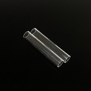 Büyük çaplı şeffaf kuvars borosilikat cam tüp yuvarlak kaynaşmış silika kabarcık boru bükme ve kaynak için - Product Image 5