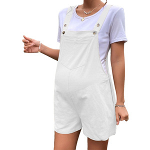 <span class=keywords><strong>Pantalon</strong></span> d'été décontracté et respirant King Mcgreen Star pour <span class=keywords><strong>femme</strong></span> <span class=keywords><strong>enceinte</strong></span>, style cinq poches, avec <span class=keywords><strong>ceinture</strong></span> ajustable pour l'extérieur - Product Image 2