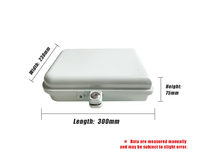 Boîtier de distribution de fibre optique extérieur 16 cœurs IP65 FDB FTTH avec adaptateurs SC/APC pour répartiteur PLC, montage mural/poteau