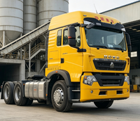 Camion tracteur Sinotruk HOWO TX 6X4 à faible consommation de carburant, groupe motopropulseur fiable, tête de tracteur robuste pour le transport logistique