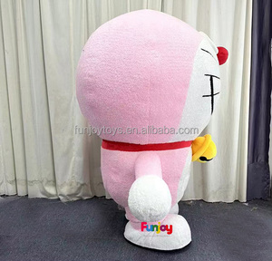 Trang phục <span class=keywords><strong>mascot</strong></span> <span class=keywords><strong>Doraemon</strong></span> bơm hơi màu hồng 2M dành cho người lớn, thiết kế hoạt hình tùy chỉnh, dùng cho Halloween và các bữa tiệc - Product Image 2