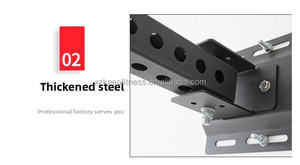 Home <strong>Gym</strong> Equipment Smith Barbell Hanger Full Rubber Weight Wall Mounted Flat Dumbbell Wall Mounted Folding Squat Rack for <strong>Gym</strong> - Product Image 4