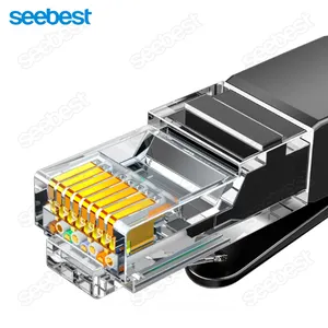 Penjualan terlaris 2M 3M 5M 10M biru RJ45 UTP CAT6 Ethernet LAN jaringan kabel jaringan Internet komputer kabel Patch