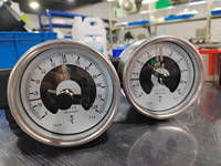 1% termometer kontak listrik induktif industri kapiler, termometer yang digerakkan dengan sakelar Output sinyal kontak