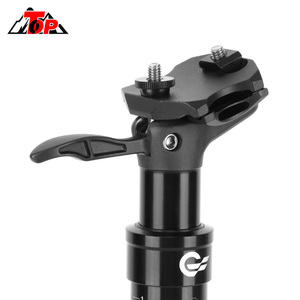 <span class=keywords><strong>Tige</strong></span> de <span class=keywords><strong>selle</strong></span> de vélo de montagne télescopique hydraulique réglable Top HT12 375 mm 30,9/31,6 en alliage d'aluminium rétractable - Product Image 5