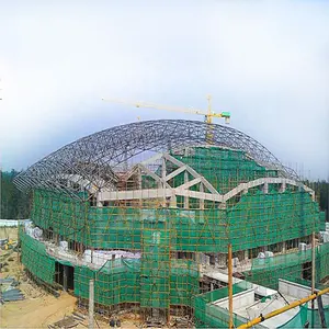Qianxi de estructura de acero de estadio techo edificio con elevación de instalación