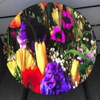 Monitor LCD Circular Android de 23.6 Pulgadas para Uso en Ascensores Interiores QDE, Pantalla Digital HD para Juegos
