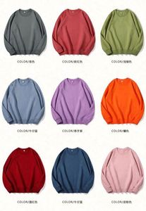 Sweat-shirts unisexes de qualité supérieure, col rond, uni, automne, 100% coton, manches longues, ODM - Product Image 5