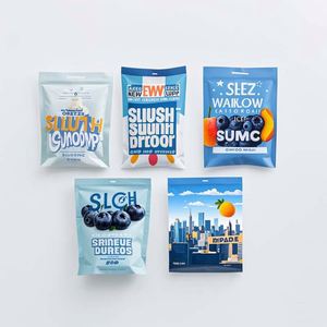 Petite pochette alimentaire debout zippée personnalisée de 3.5 oz Sacs en mylar anti-odeurs avec impression par gravure Emballage alimentaire pour animaux de compagnie à thermoscellage sur 3 côtés - Product Image 6