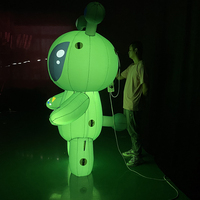 Modèle Alien Gonflable Mignon Entièrement Personnalisé pour Halloween Suspendu ET Monstre Personnage pour Fête ou Événement