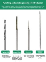 Mini perceuse électrique pour perles KJ-203 (Fabriqué en Chine) – Outil de fraisage pour pierres de pêche, coquillages, jade ; Perles pour bracelets Worry-Beast