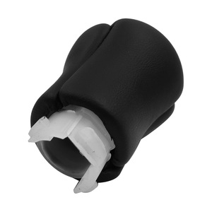 Pommeau de levier de vitesse en cuir noir électroplaqué pour Toyota Hilux, design ergonomique - Product Image 5