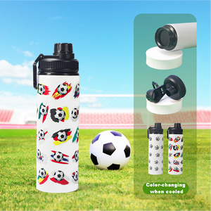 Botella de Agua Grabada para la Copa <span class=keywords><strong>Mundial</strong></span> 2026, Termo de Acero Inoxidable Premium para Fiestas, Hoteles y Restaurantes - Product Image 2